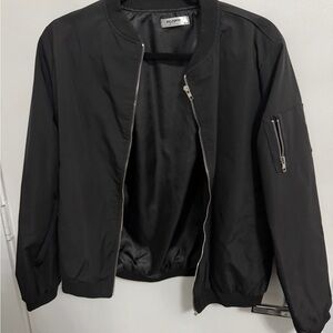 Black Bomber Jacket